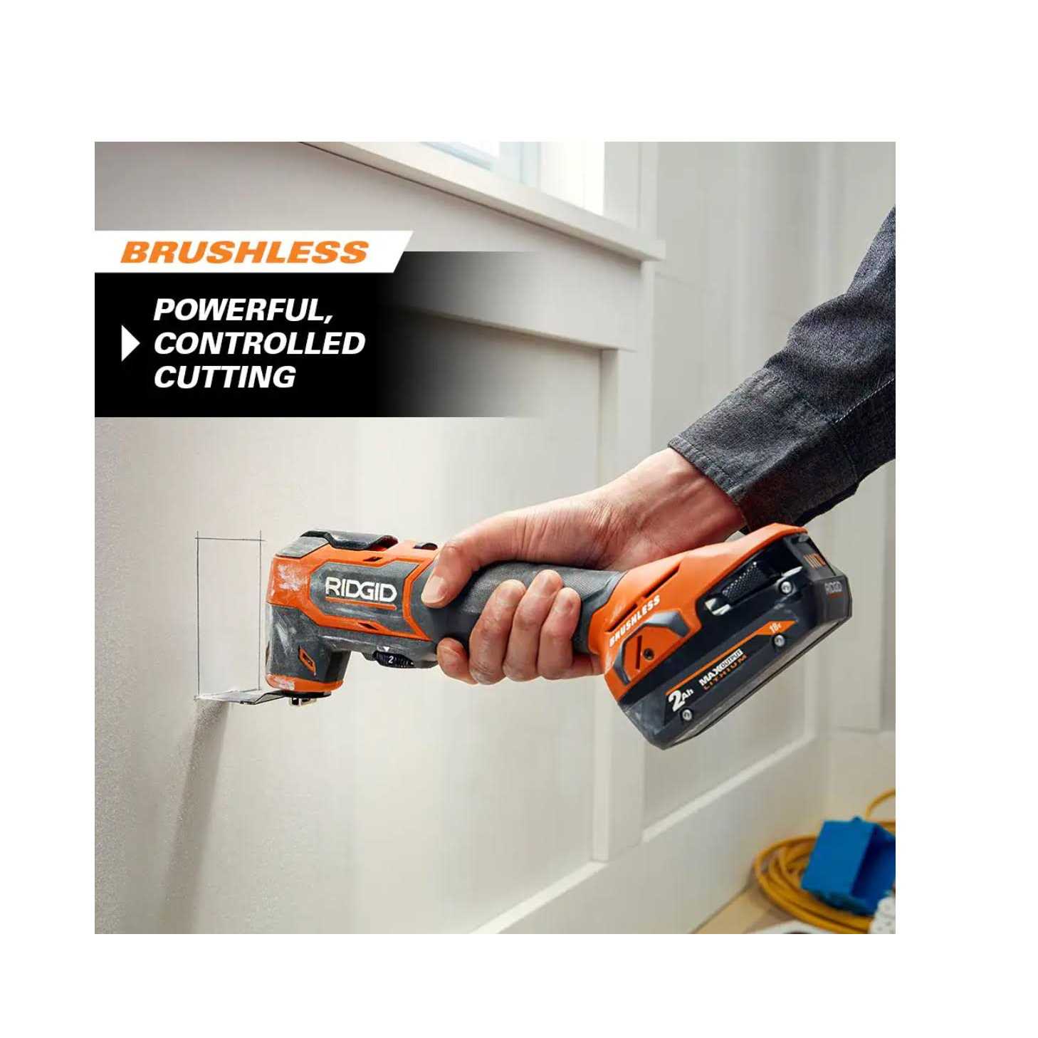 Ridgid 18V Brushless Cordless 2-Tool Combo Kit with Recip Saw and Multi-Tool T202224