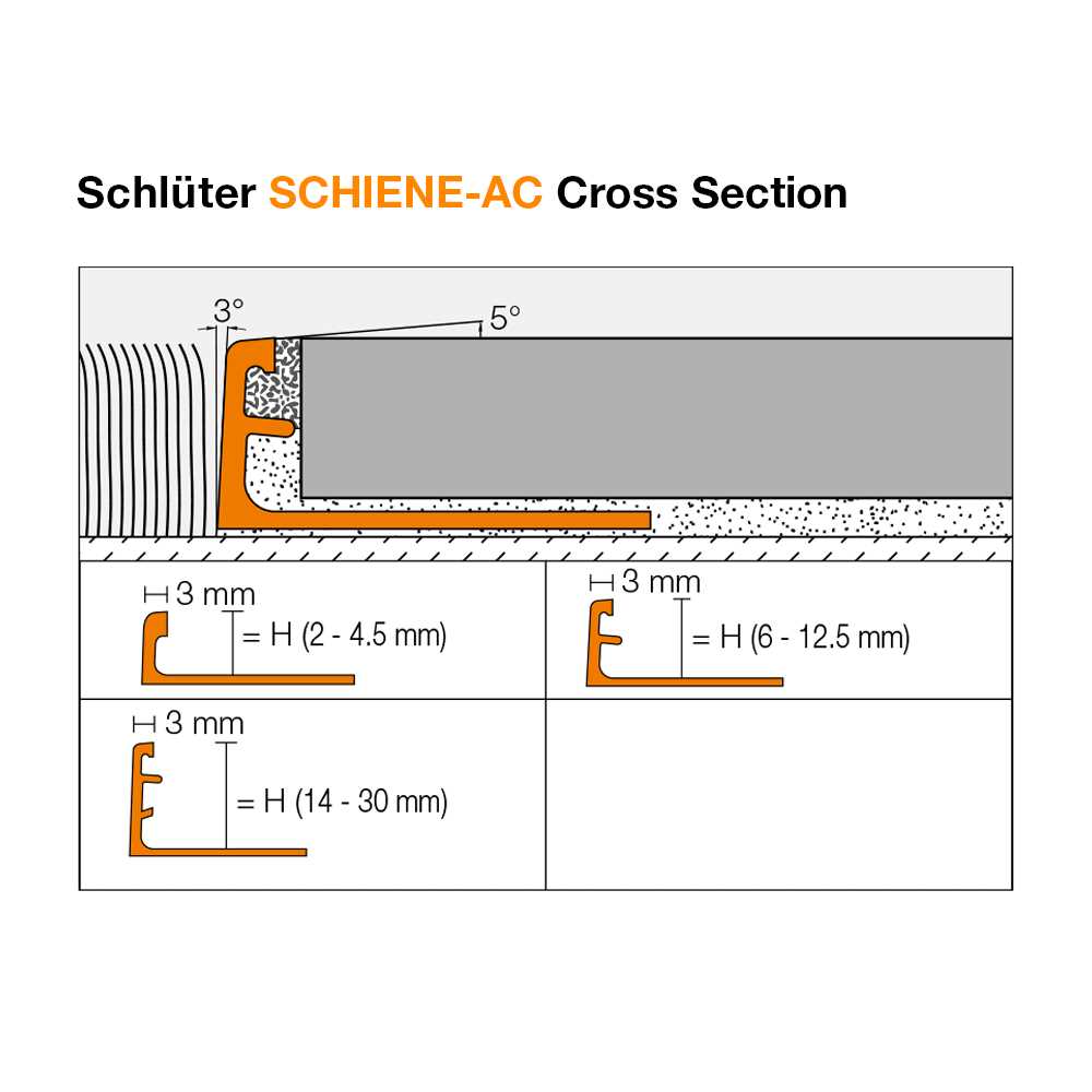 Schluter Schiene Tile Edging Trim I2769