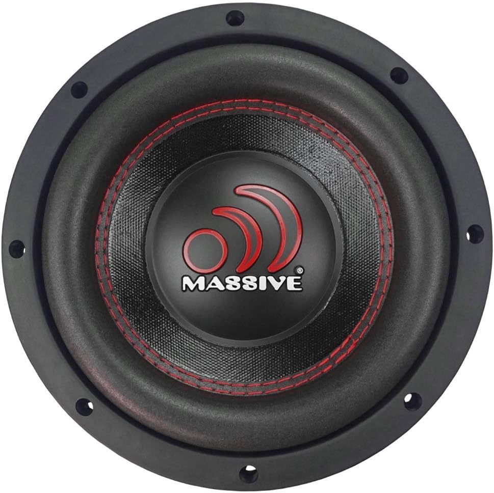 Massive Audio GTX84 8 Inch Car Subwoofer 400W RMS Dual 4 Ohm A924