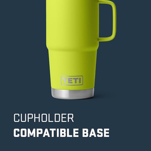 YETI Rambler 20 oz Stainless Steel Travel Mug with Stronghold Lid L9345