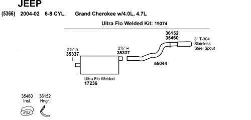 Dynomax 17236 Ultra Flo Welded Muffler T398762