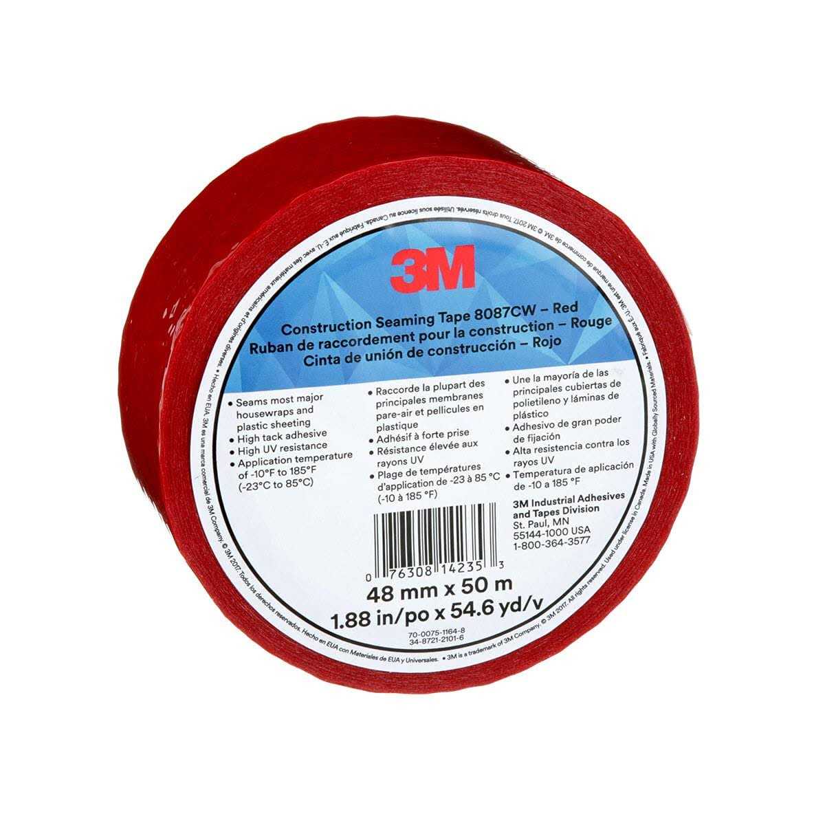 3M 8087CW Construction Seaming Tape Red - Shop Hardware Tools Online Store