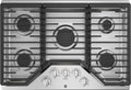 GE® 30" Built-In Gas Cooktop with 5 burners model JGP5030SLSS in Stainless Steel.