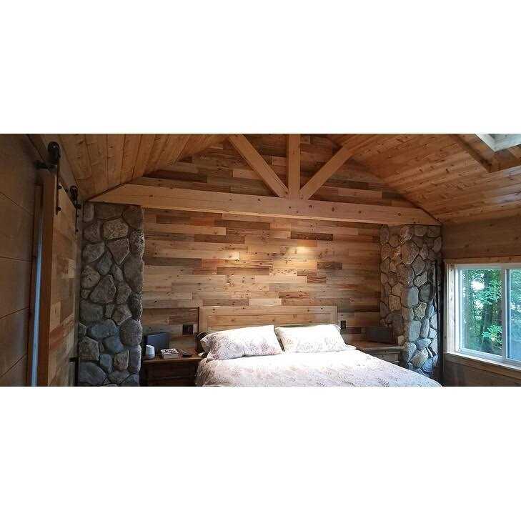Timberchic Reclaimed Wooden Wall Planks Peel and Stick P194