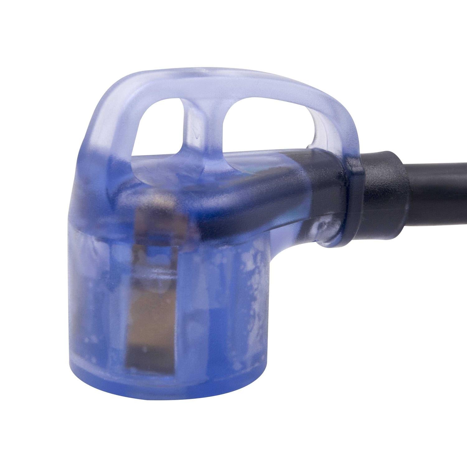 Auto Drive 10/3 STW 50 to 30-Amp RV Adapter Extension Cord with Lighted End K3508