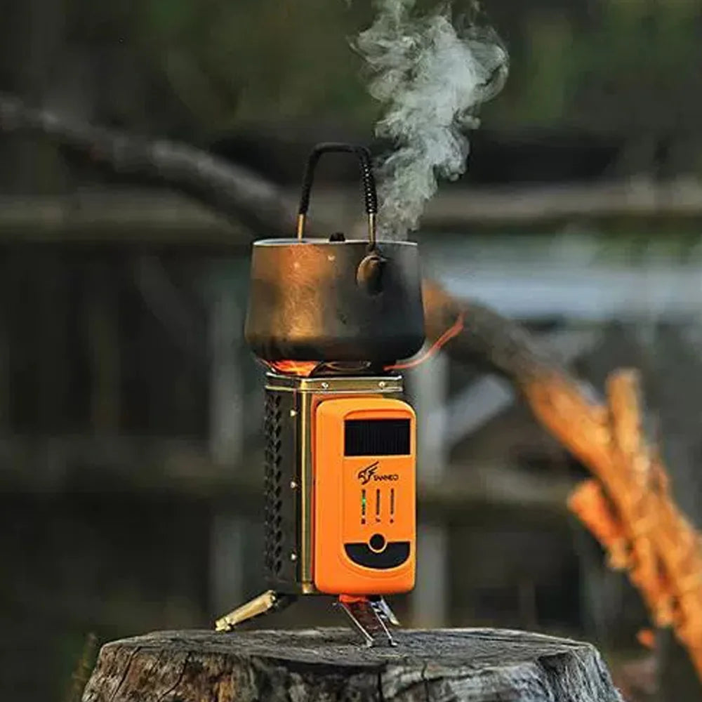 TANNEO Electric Furnace Portable Burner for Camping USB Rechargeable Smoke-Free Stove T3325