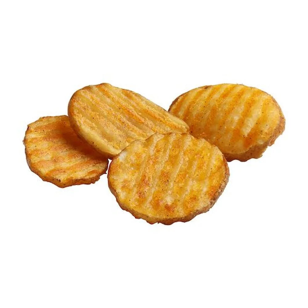 Simplot Seasonedcrisp Delivery Plus Savory Battered Potato Skin On Slice, 4 lb M268