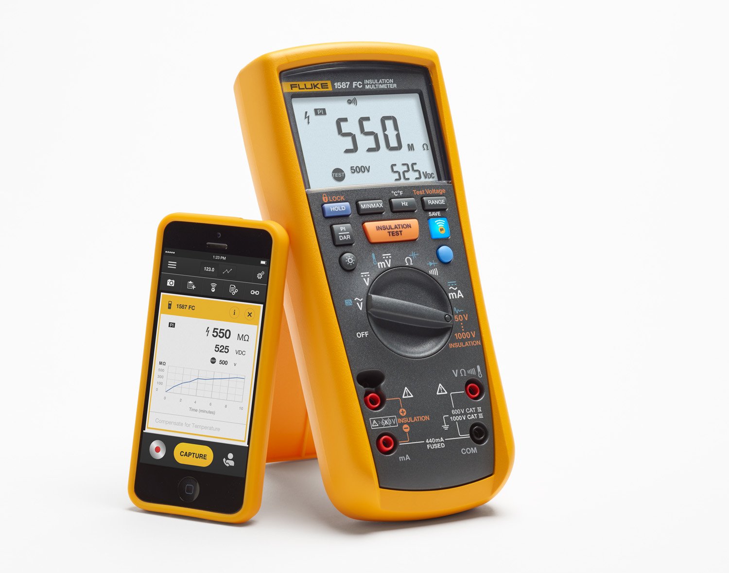Fluke 1587 FC 2-In-1 Insulation Multimeter J6432