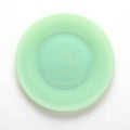 Mosser Glass Dinner Plate, Vintage Style 10", Green Jadeite Opaque Glass