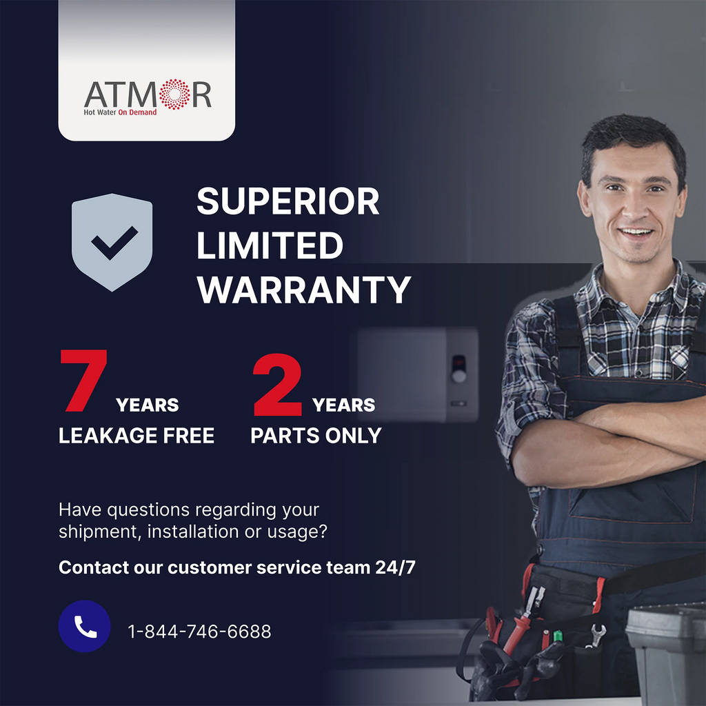 Atmor 29kW 5.4 GPM Electric Tankless Water Heater V60640