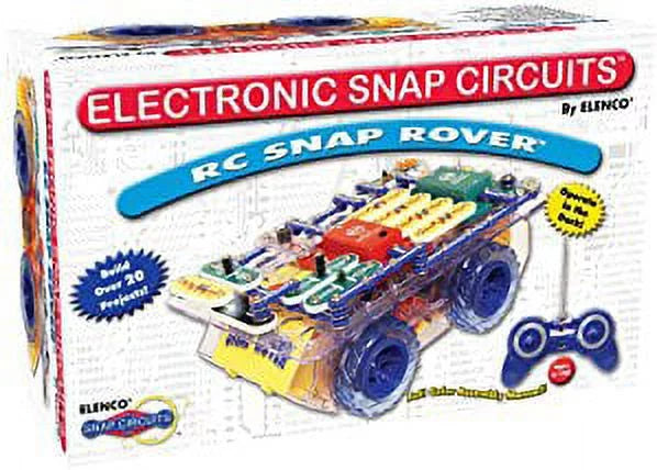 Snap Circuits R/C Snap Rover Electronics Exploration Kit, 23 STEM Projects, Black W54922