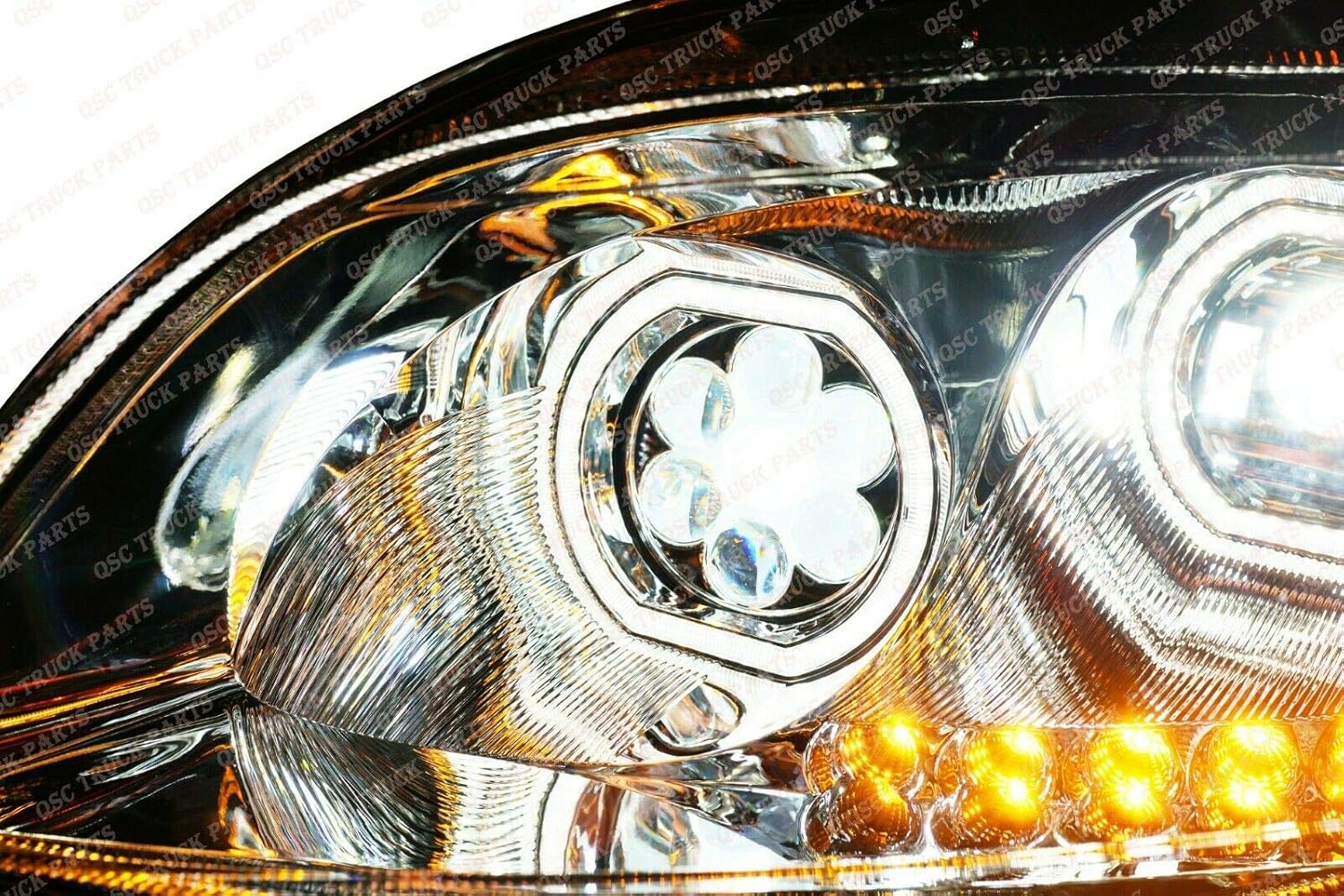 QSC LED Headlight Assembly for Peterbilt 579 587 E146