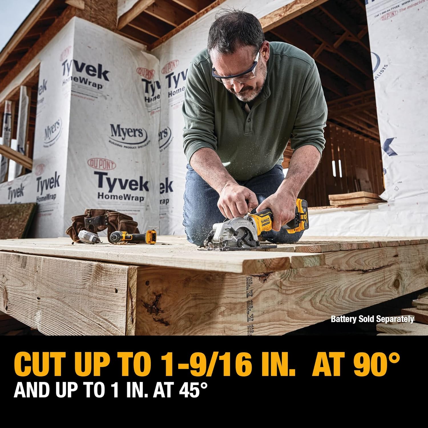 DEWALT ATOMIC 20V MAX Circular Saw, 4-1/2-Inch, Tool Only U25744