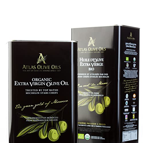 Atlas 3 LT Organic Cold Press Extra Virgin Olive Oil from Morocco O4632