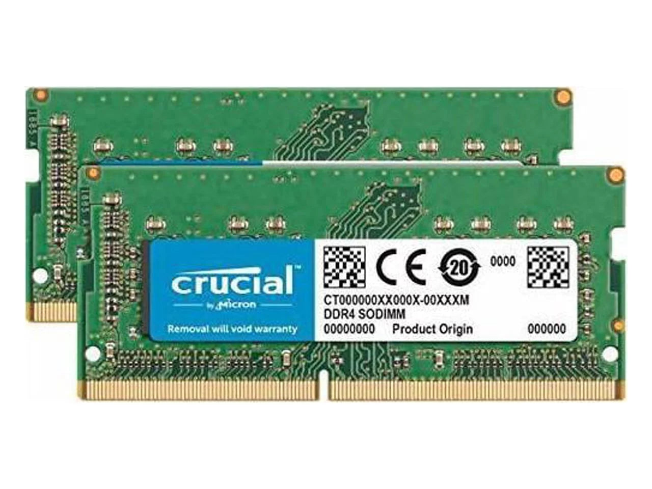 Crucial 64GB (2 x 32GB) DDR4 2666 Unbuffered Memory for Apple U92125