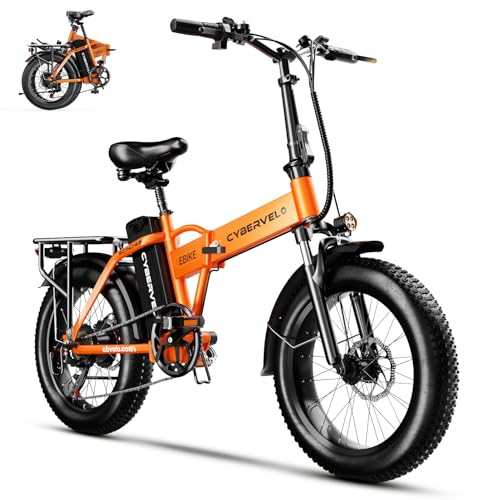 1000W Folding Electric Bike 48V 20.8AH Removable Battery 20" Fat Tire for Adults A175