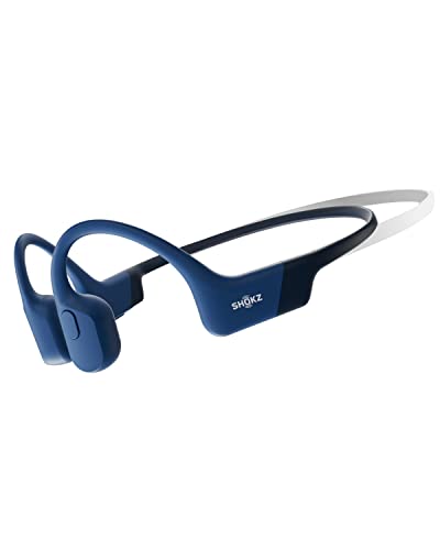 SHOKZ OpenRun Open-Ear Bone Conduction Sport Headphones, Sweat Resistant, Black B872