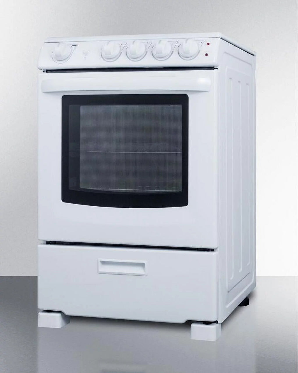 Summit Appliance 24 in. Electric Smooth-Top Range, White R419090
