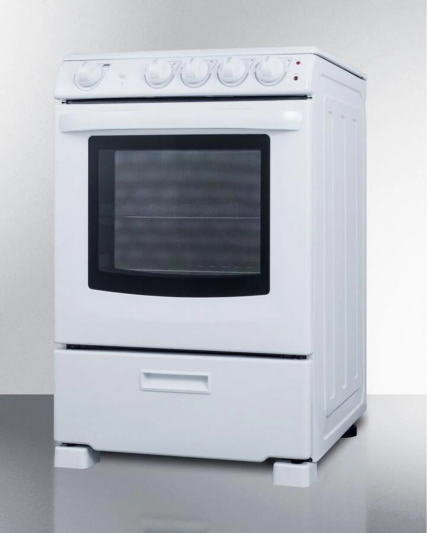Summit Appliance 24 in. Electric Smooth-Top Range, White R419090