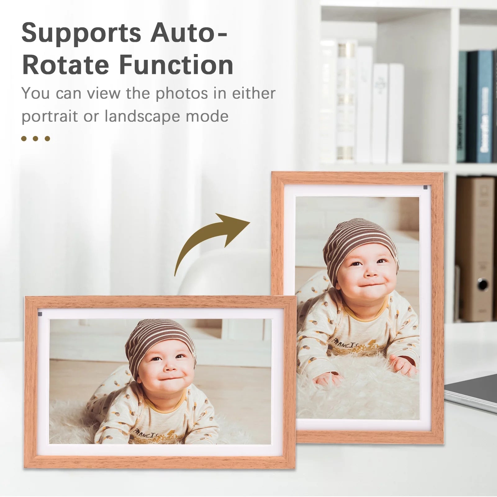 Dcenta 15.6 Inch WiFi Digital Photo Frame with 16GB Storage H75178