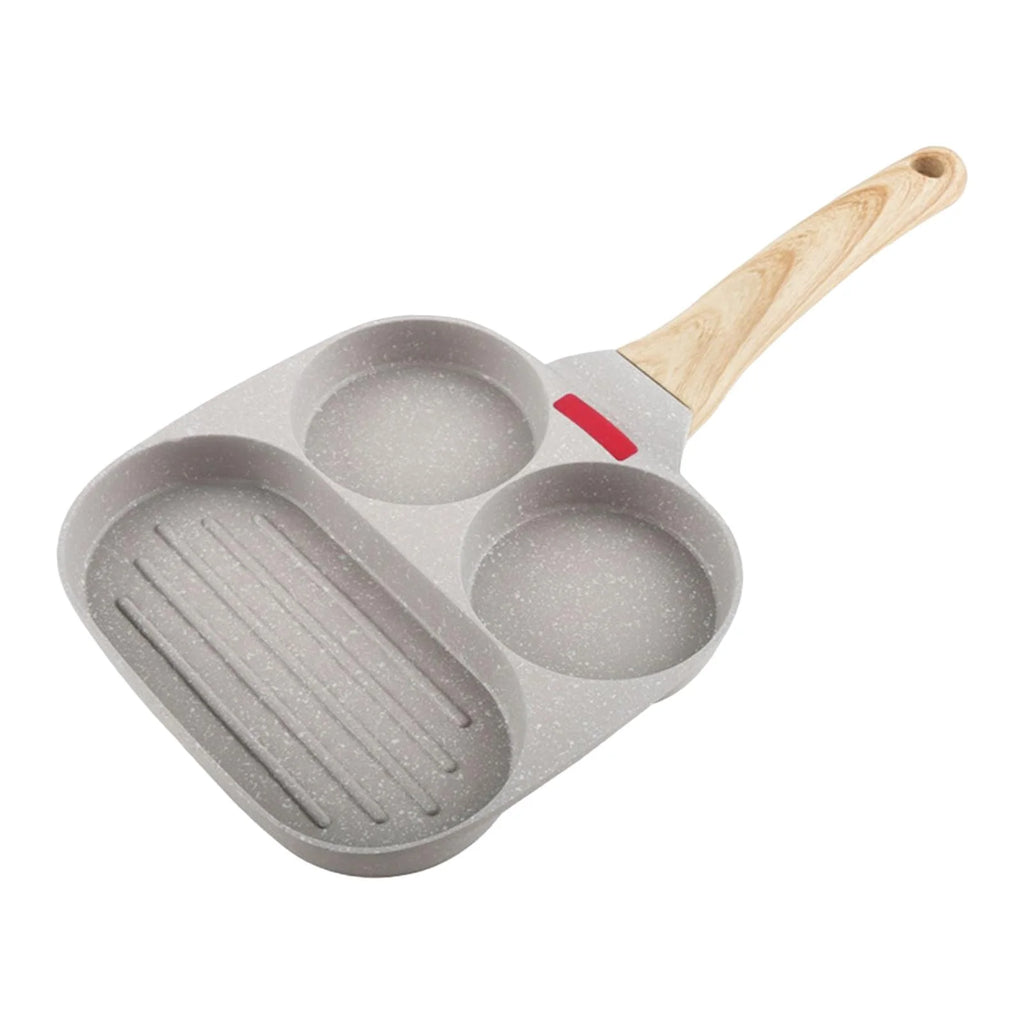 Nonstick Fried Egg Pan 2 Holes Cookware for Home Restaurant B782278