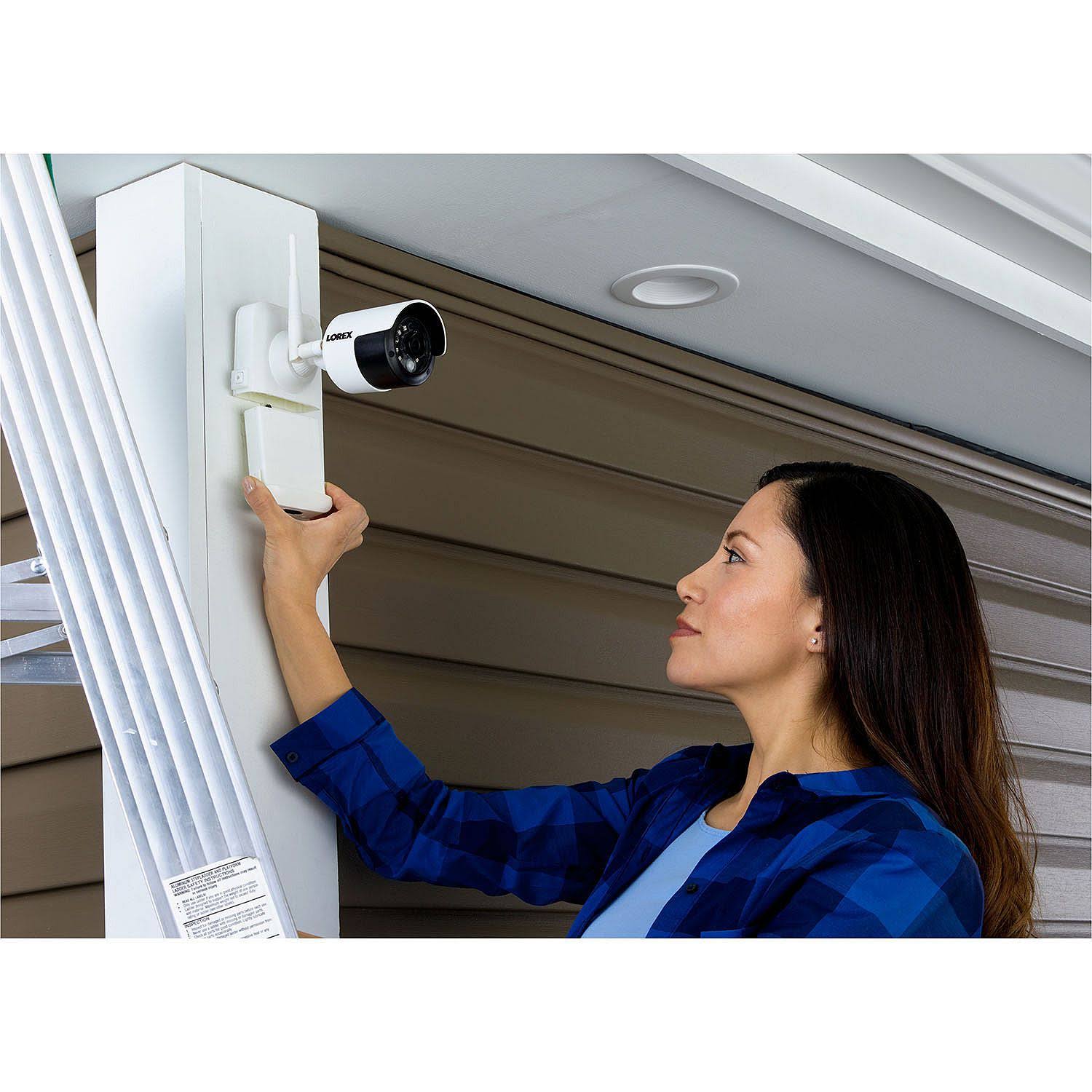 Lorex 4 Camera 1080p Wire-Free Security System P731285