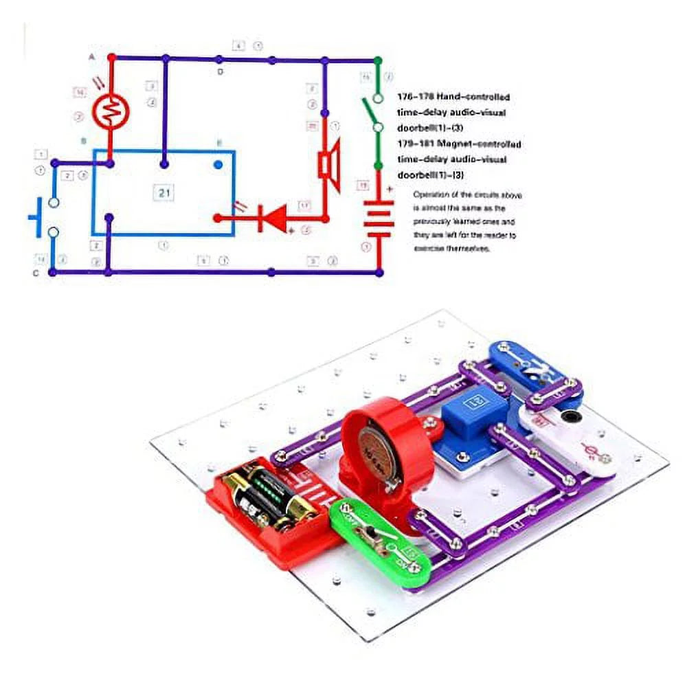 Elsky 335 Electronics Discovery Kit for Kids, Educational Science Toy I995