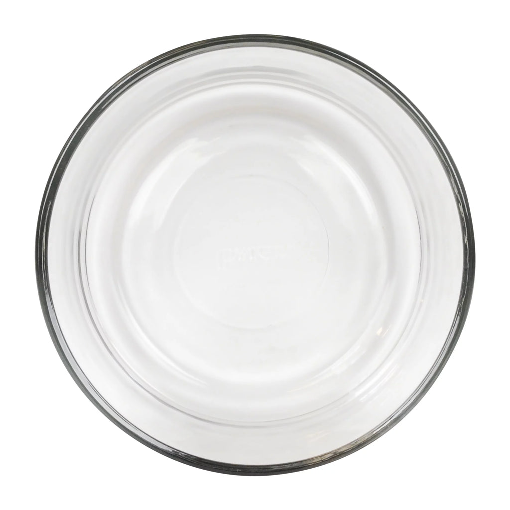 Pyrex 7201 Round Glass 4-Cup Storage Bowl with Green Plastic Lid (2-Pack) G231