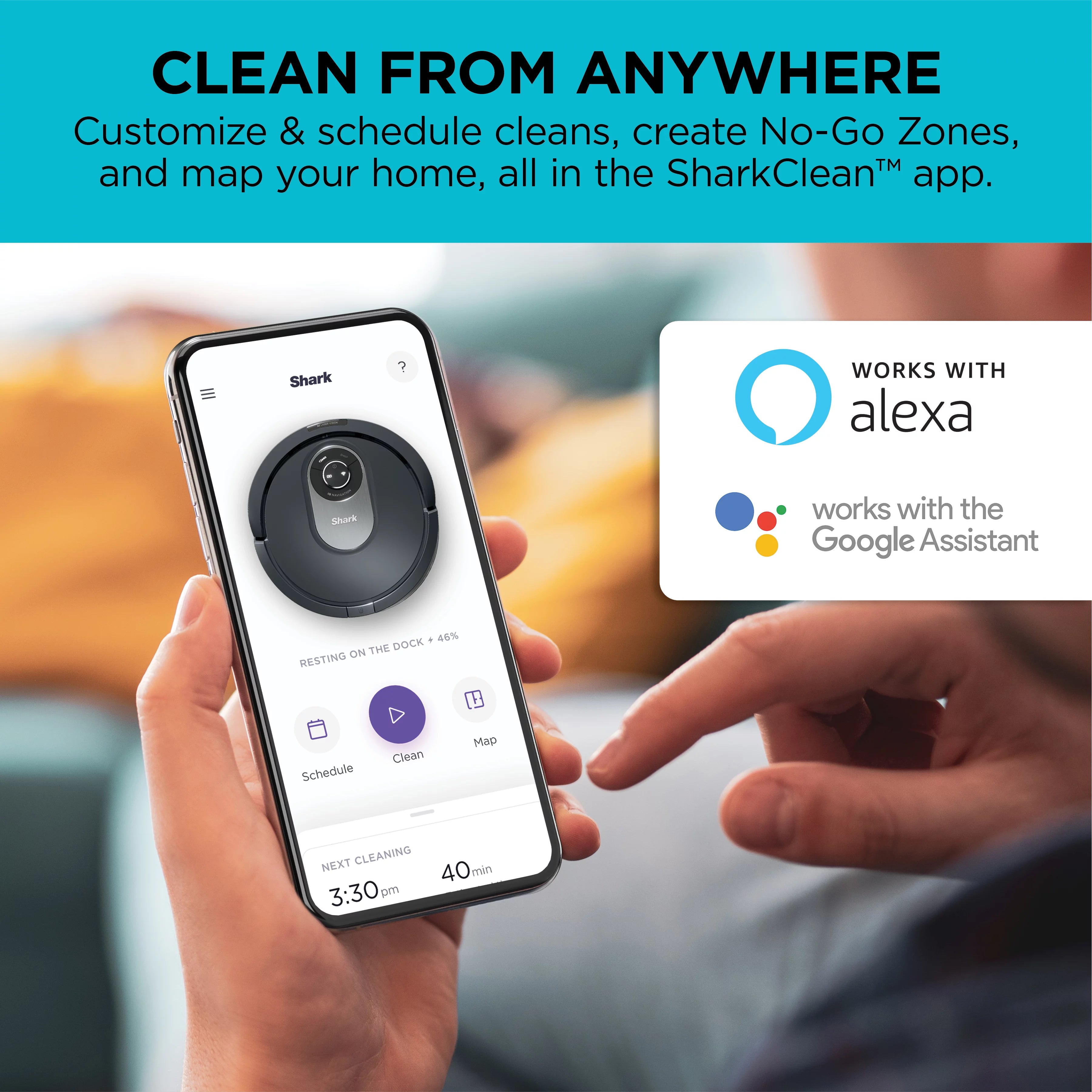 Shark RV2001 AI Robot Vacuum with Self-Cleaning Brushroll Q5836