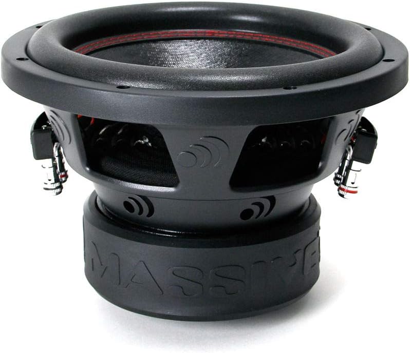 Massive Audio GTX84 8 Inch Car Subwoofer 400W RMS Dual 4 Ohm A924