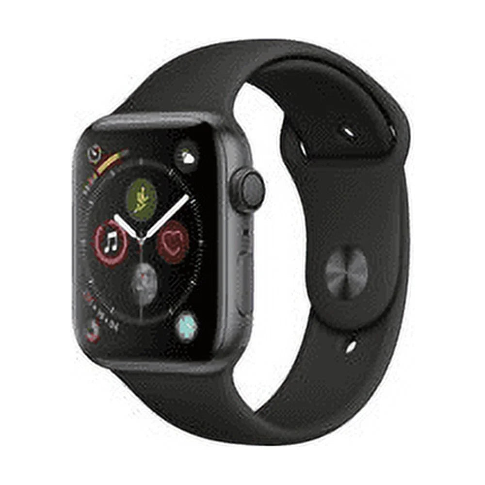 Apple Watch Series 4 GPS 44mm Space Gray Aluminum Case Black Sport Band O33046