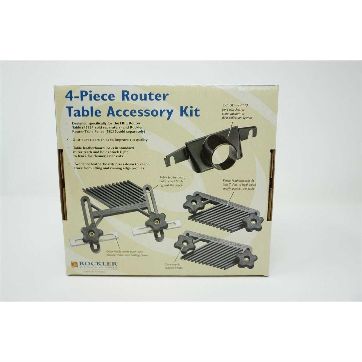 Rockler Router Table Accessory Kit with Fence Featherboards V291108