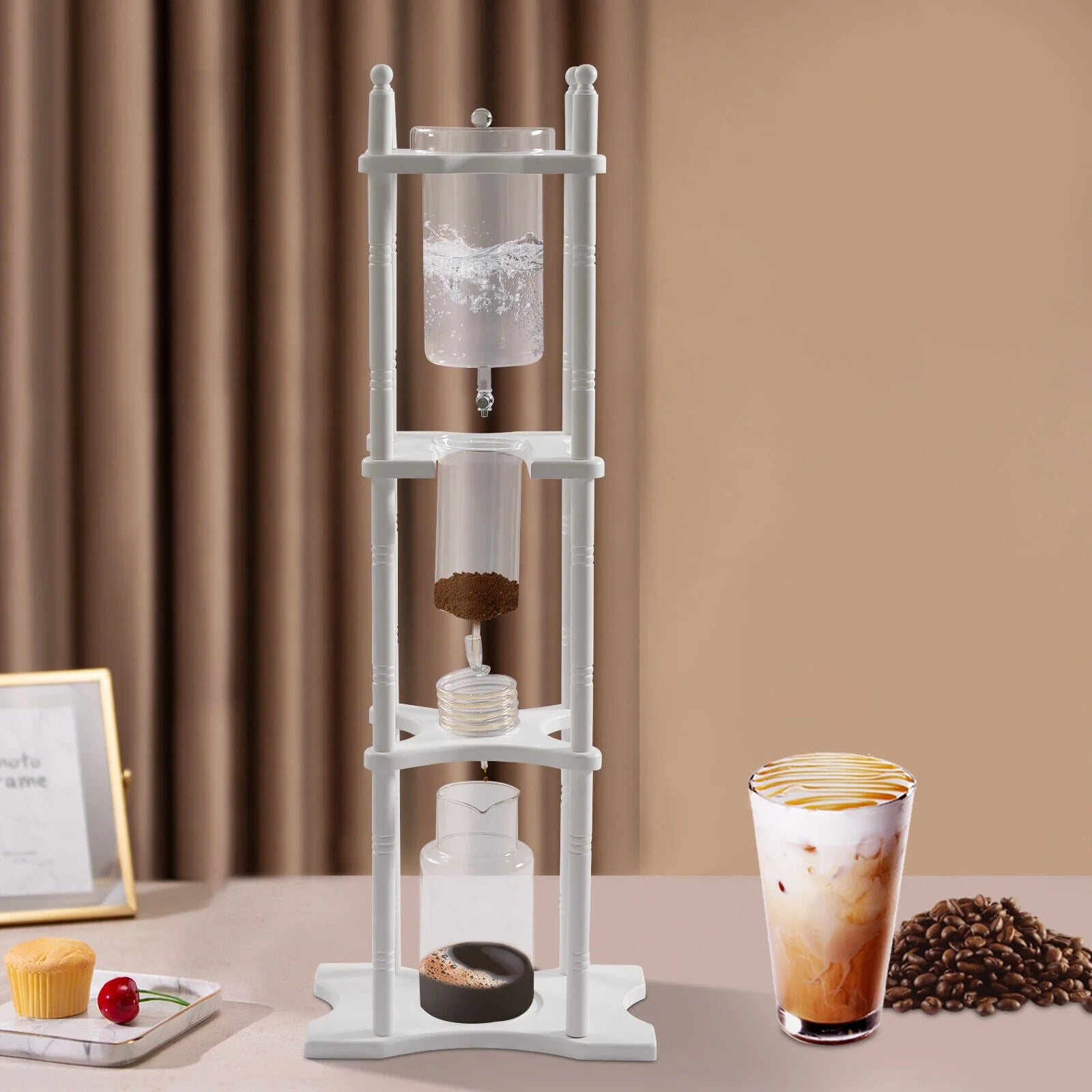 Cold Brew Drip Tower Coffee Machine Ice Coffee Maker Cold Coffee Maker Tower Cold Extraction Coffee Machine