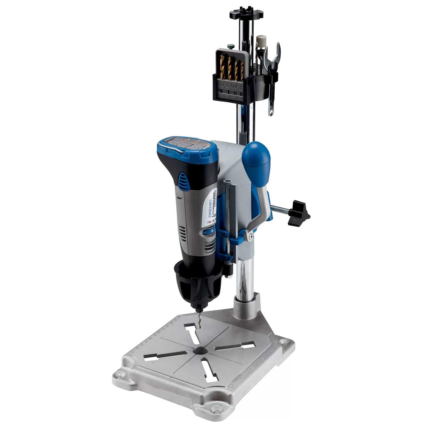 Dremel 220-01 Drill Press Rotary Tool Workstation Stand with Wrench U614476