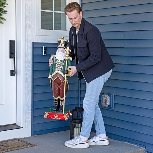 Sunnydaze 3ft Nutcracker Christmas Decoration Polyresin Indoor Outdoor Statue J988408