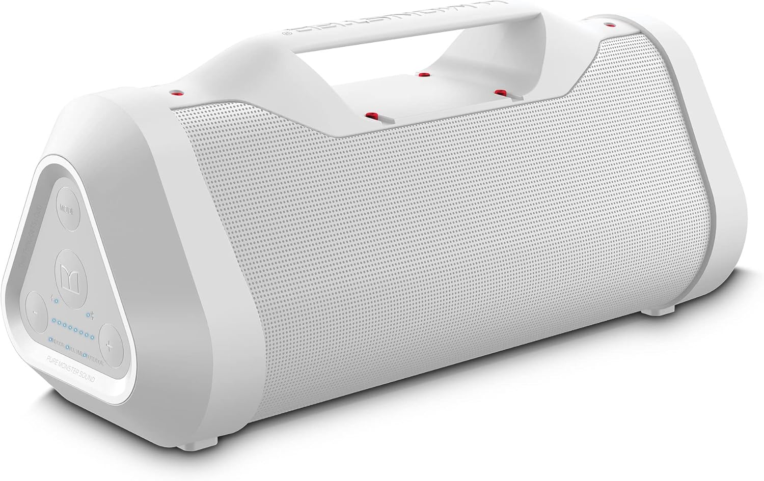 Monster Portable Wireless Bluetooth Speaker, IPX5 Water Resistant, Red G57589