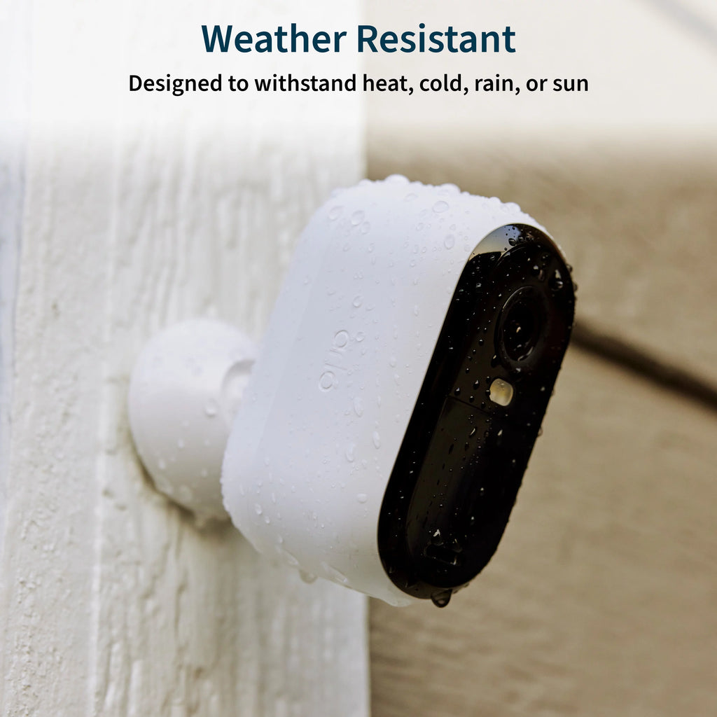 Arlo Essential Outdoor Camera 2K (2nd Gen) 3-Cam Wireless Security System, White O6205