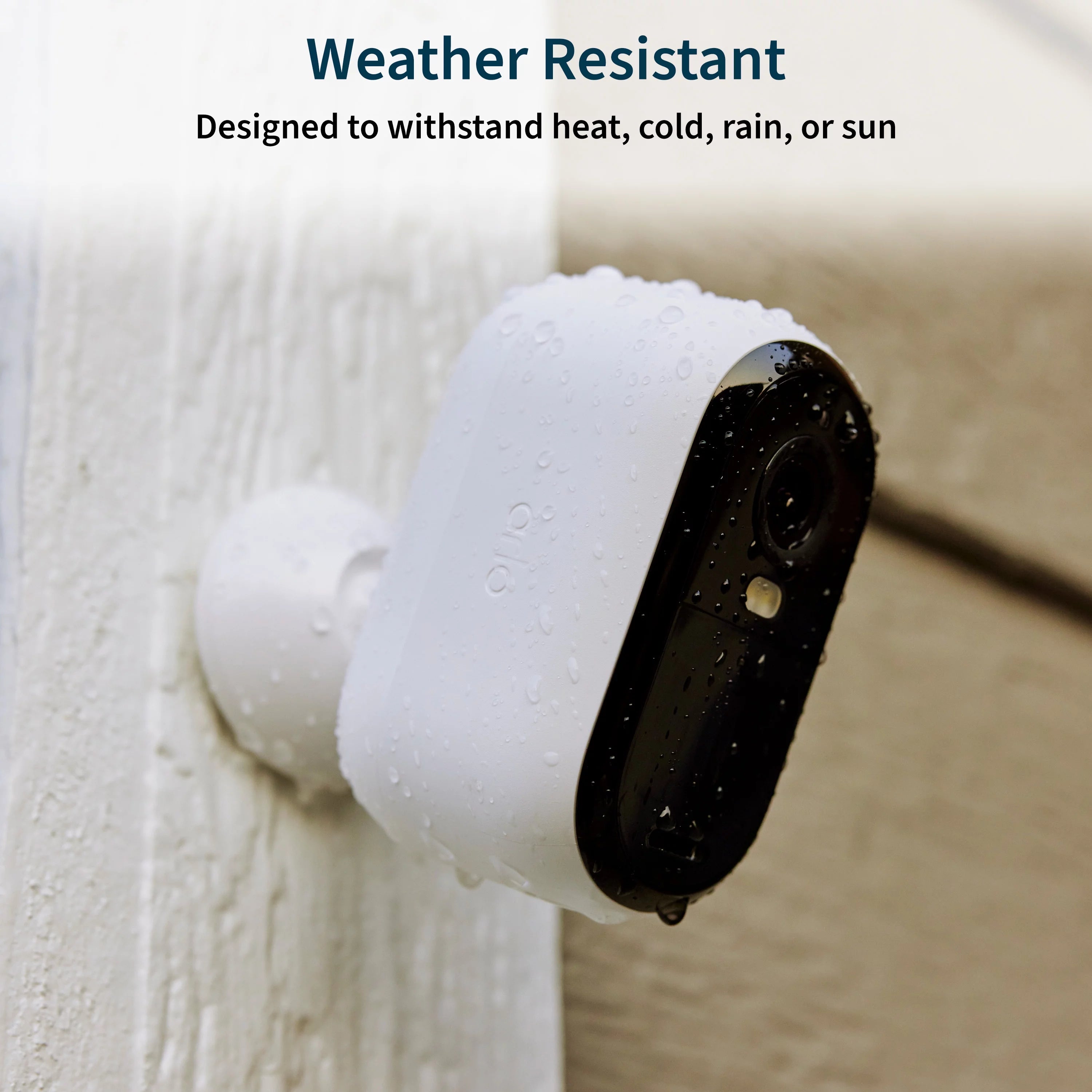 Arlo Essential Outdoor Camera 2K (2nd Gen) 3-Cam Wireless Security System, White O6205