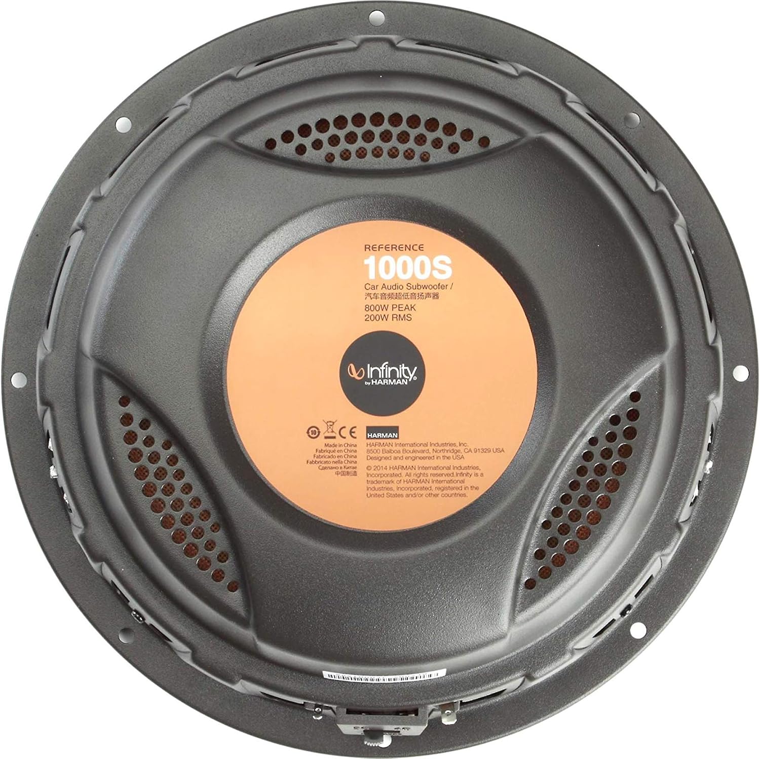 Infinity REF1000S 10 Inch Shallow Mount Subwoofer U8919
