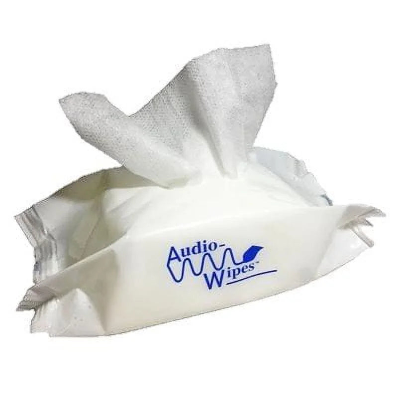 Audiowipes Towelettes Portable Pouch by Audiologist's Choice, 4 Pack Q4555