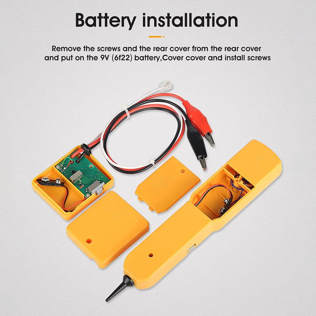 Wire Tracer Tone Generator and Probe Kit, Circuit Breaker Finder Tester T103