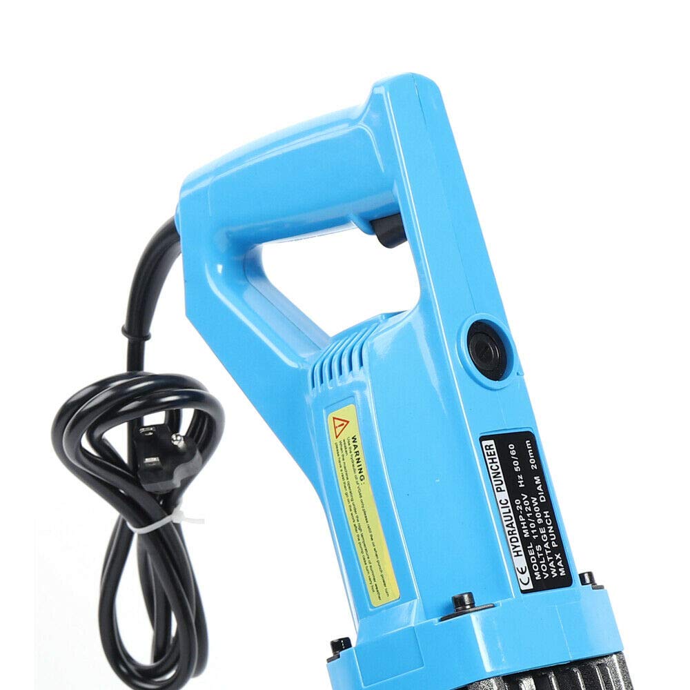 Electric Hydraulic Hole Puncher 110V 10T with 5 Dies for Metal V3637