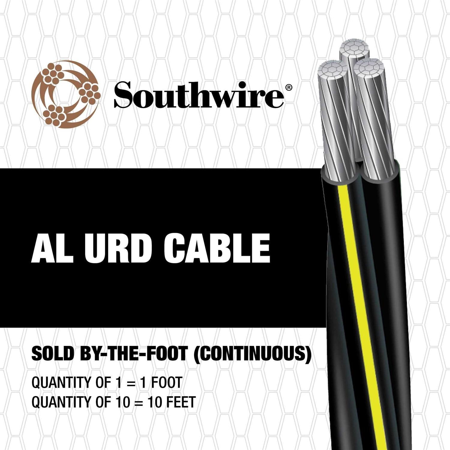 Southwire Sweetbriar 4/0-4/0-2/0 Aluminum URD Service Entrance Cable P957