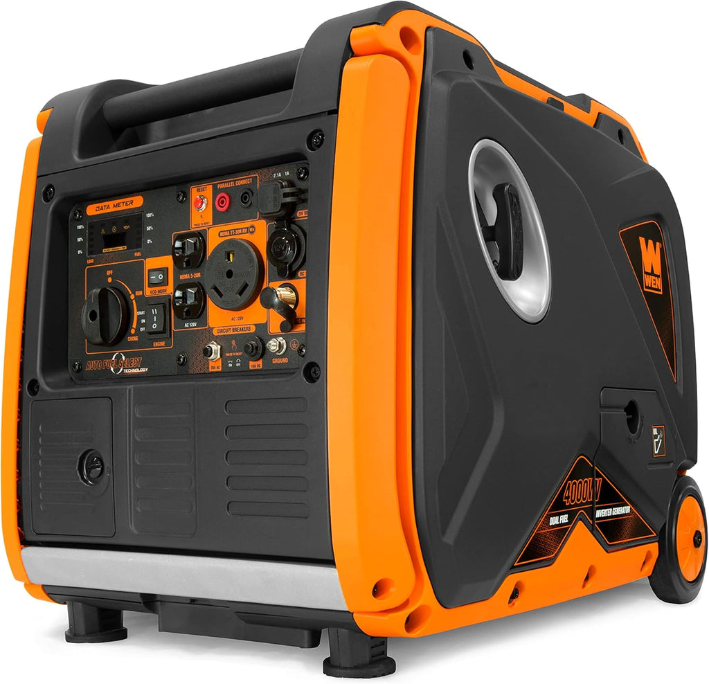 WEN DF400i 4000-Watt Dual Fuel Portable Inverter Generator R52803