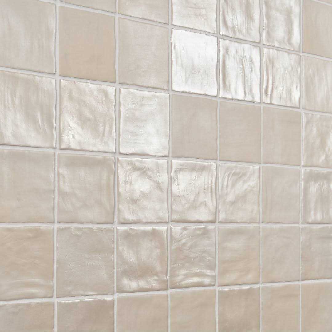 Amagansett 4 x 4 Satin Finish Handmade Look Wall Tile Ivy Hill Tile - Shop Hardware Tools Online Store