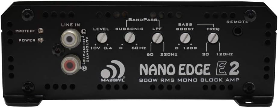 Massive Audio E3 Nano Edge Series Monoblock Car Amplifier C226544