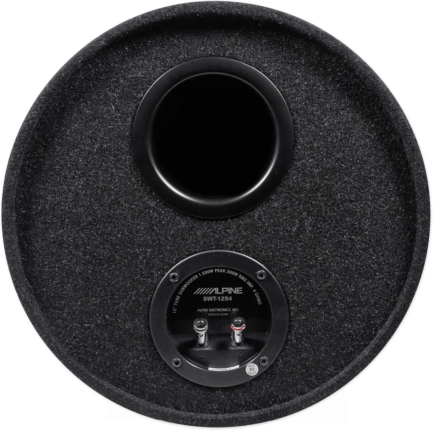 Alpine SWT-12S4 12" Sealed Subwoofer Tube Enclosure S22398