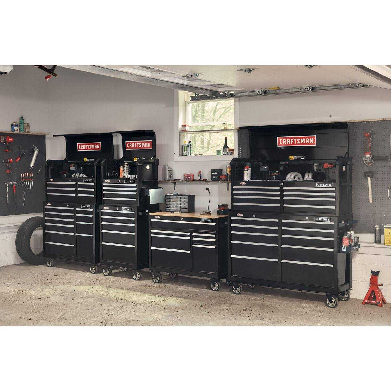 Craftsman 2000 Series 26-in 4-Drawer Steel Tool Chest CMST98267BK H286209