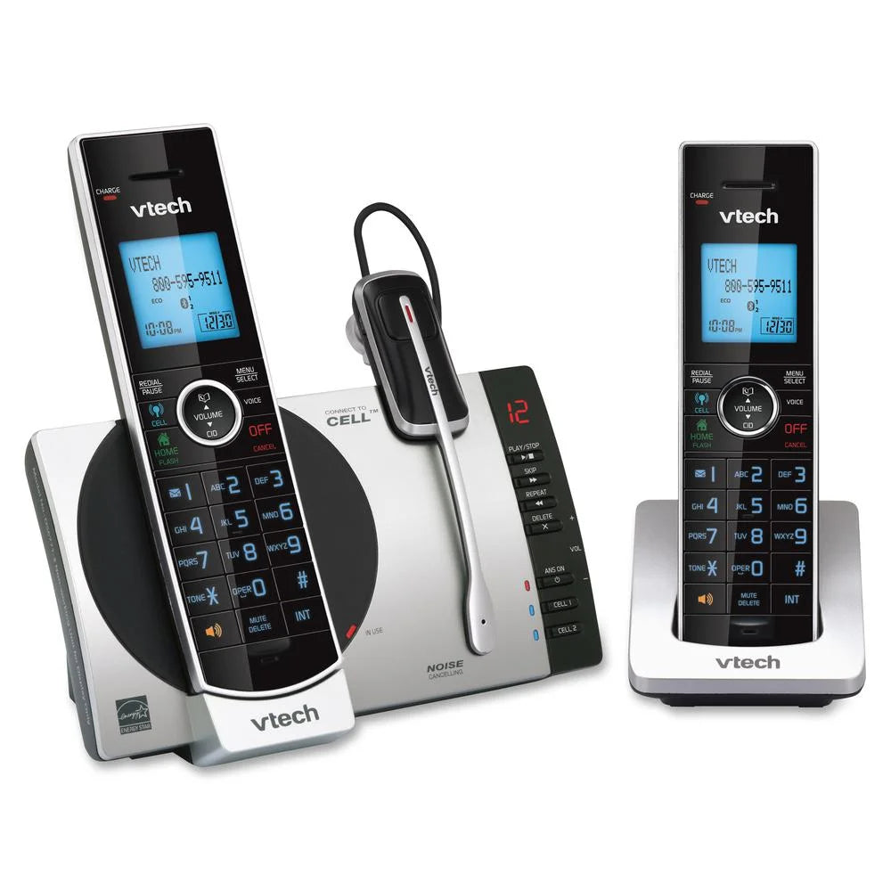 VTech DS6771-3 2 Handset Connect to Cell with Answering System W332842