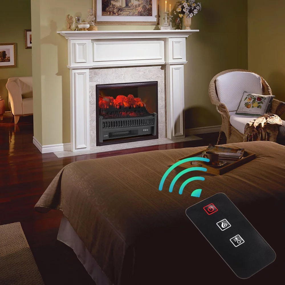 Seizeen Electric Fireplace Heater with Remote Control, 23IN Log Set M210655